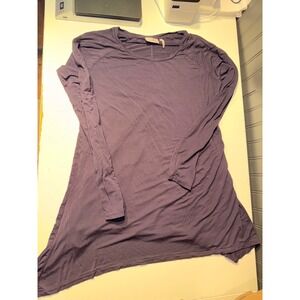 LOGO layers Medium purple long sleeve tunic